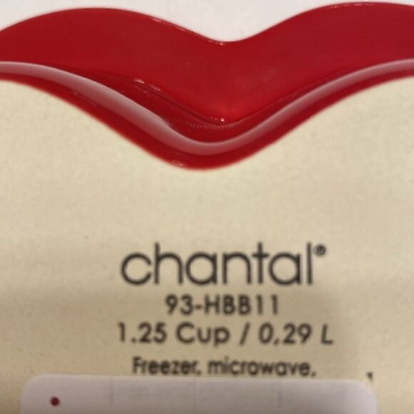 NWT Chantal Set of 2 Red Heart Valentine Baking Dishes - Picture 8 of 8